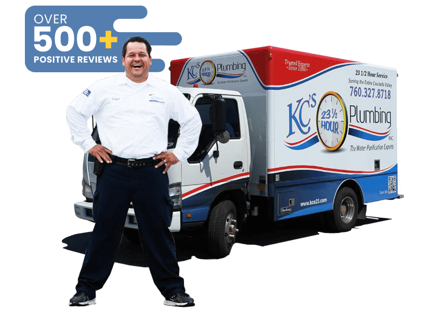KC's 23 ½ Hour Plumbing & Air Conditioning Owner with Service Van