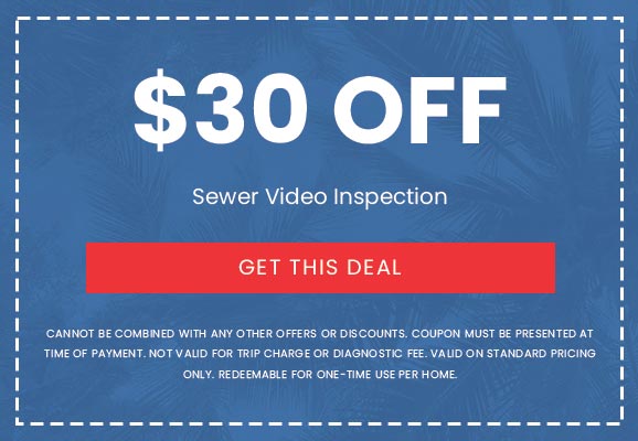 Discounts on Sewer Video Inspection